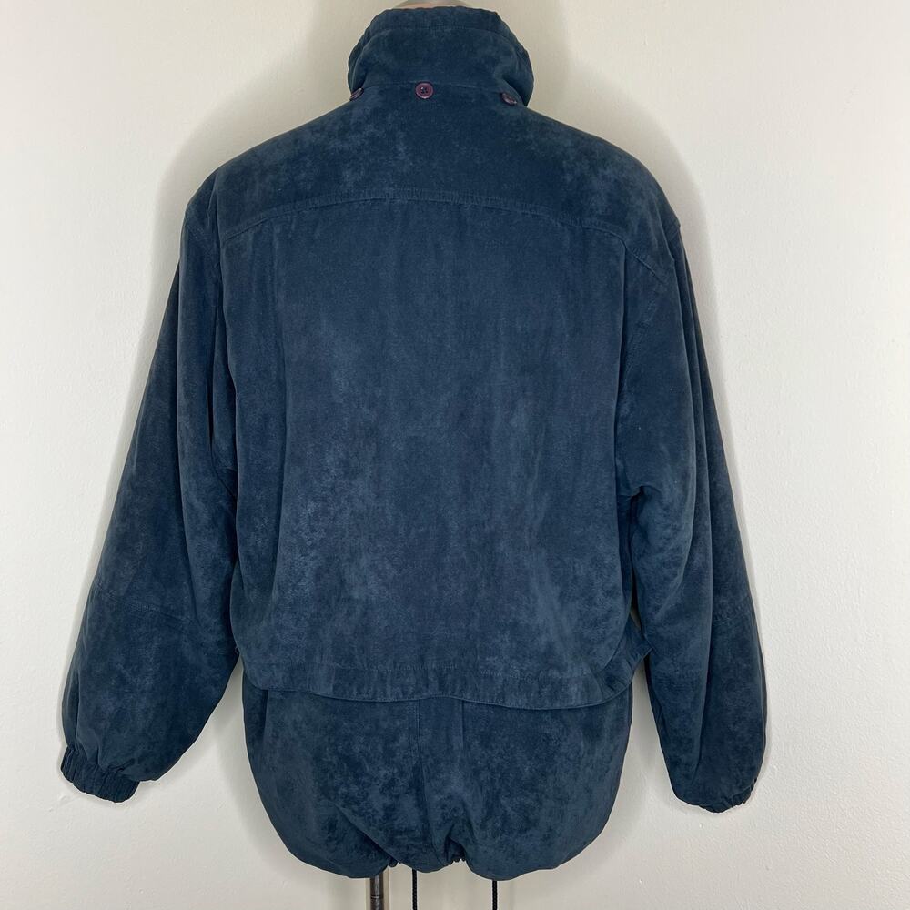 Bromley Sport Thermolite Coat Medium Womens Blue Insulated Full Zip Outdoor Snap - Picture 3 of 11